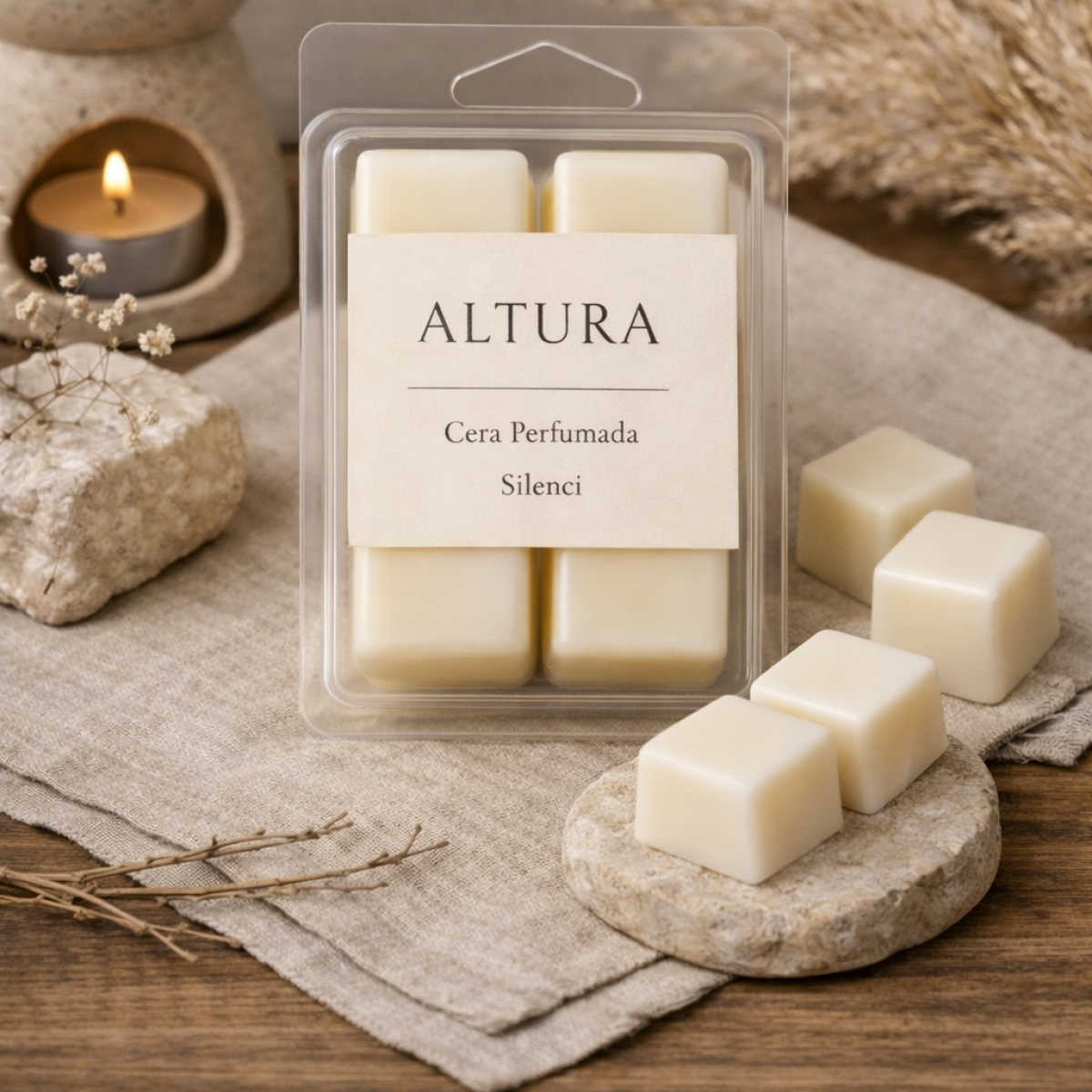 silenci · wax melt aromàtic